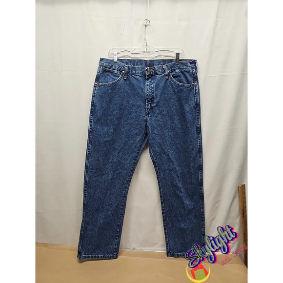 Wrangler Other - Wrangler Men Blue Cowboy Cut Original Fit Jeans Stonewashed 1013mwzgk Size 36x30
